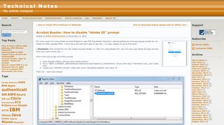
                            9. Acrobat Reader: How to disable “Adobe ID” prompt Technical Notes