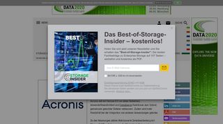 
                            8. Acronis Access Advanced in Version 8.0 verfügbar - Storage-Insider