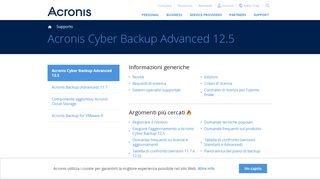 
                            5. Acronis Backup Advanced 12.5