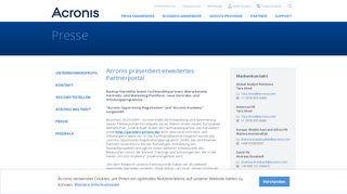 
                            5. Acronis präsentiert erweitertes Partnerportal