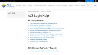 
                            4. ACS Login Help - American Chemical Society
