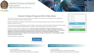 
                            13. ACS Online Video Library - Cine-Med