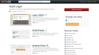 
                            9. Acsd Login