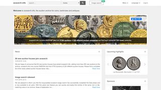 
                            4. acsearch.info, the auction archive for coins, banknotes and antiques.