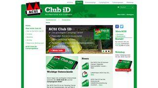 
                            6. ACSI Club ID | Das günstigste Camping Carnet für Europa