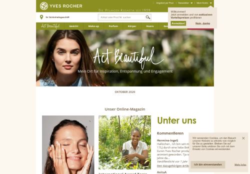 
                            2. Act Beautiful - Unser Online-Magazin - Yves Rocher