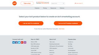 
                            2. Act! emarketing Login - Act! CRM