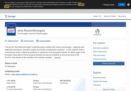 
                            1. Acta Neurochirurgica - Springer