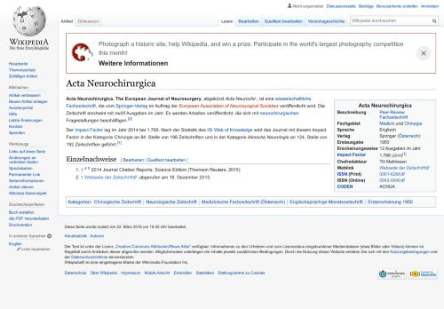 
                            3. Acta Neurochirurgica – Wikipedia