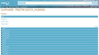 
                            8. ACTA2 - Actin, aortic smooth muscle precursor - Homo sapiens - UniProt