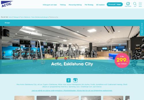 
                            10. Actic Eskilstuna City - Din träningskompis