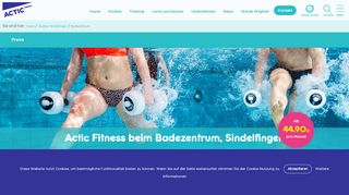 
                            7. Actic Fitness - Dein Trainingspartner im Badezentrum Sindelfingen