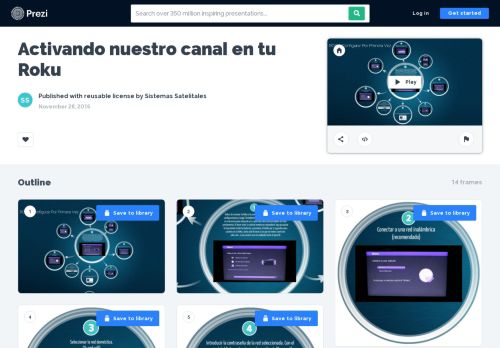 
                            7. Activando nuestro canal en tu Roku by Sistemas Satelitales on Prezi