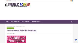 
                            8. Activare cont Faberlic Romania - Înscriere Faberlic