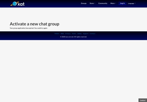 
                            3. Activate a new chat group - xat