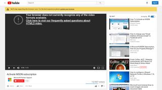 
                            9. Activate MSDN subscription - YouTube