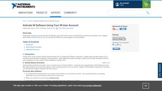 
                            6. Activate NI Software Using Your NI User Account - National Instruments