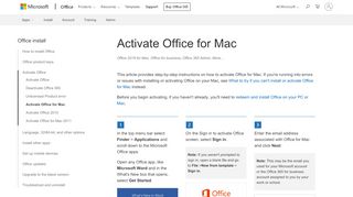 
                            6. Activate Office for Mac - Office 365