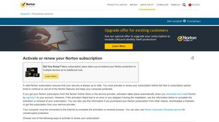 
                            1. Activate or Renew your Norton Product | Renew with ... - Norton Support