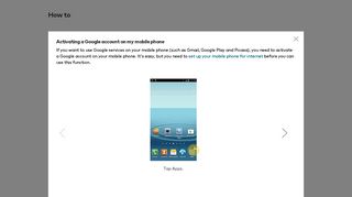 
                            8. Activating a Google account on my mobile phone - ...