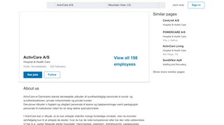
                            8. ActivCare A/S | LinkedIn