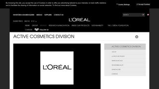 
                            5. Active Cosmetics Division - L'Oreal