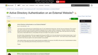 
                            3. Active Directory Authentication on an External Website? | The ASP ...