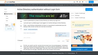 
                            3. Active Directory authentication without Login form - Stack Overflow