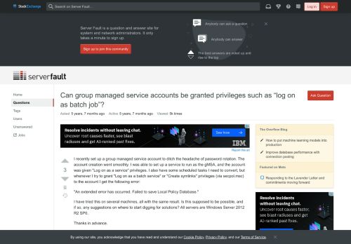 
                            7. active directory - Can group managed service accounts be granted ...