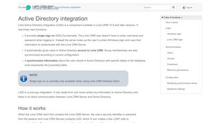 
                            8. Active Directory integration [Lime CRM Wiki]