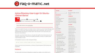 
                            8. Active-Directory-User-Login für Ubuntu-/Debian-Server | faq-o-matic.net