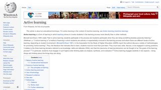 
                            7. Active learning - Wikipedia