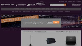 
                            6. Active PA Speakers For Sale at the PMT Online PA Speaker Shop