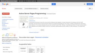 
                            12. Active Server Pages Programming: A Concise Course