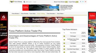 
                            11. Active Trader Pro - Forex Trading Platform on Forex-Ratings.com