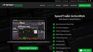 
                            7. ActiveWeb | Browser-Based Stock Trading Platform - SpeedTrader