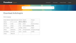 
                            3. ActivInspire Download - Language Select - Promethean ...