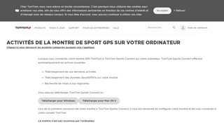 
                            5. Activités de la montre de sport GPS sur votre ordinateur - support tomtom