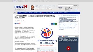 
                            10. Activities at TUT campus suspended for second day amid protests ...