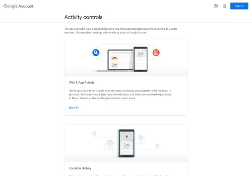 
                            4. Activity controls - Google Account