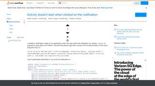 
                            13. Activity doesn't start when clicked on the notification - Stack ...
