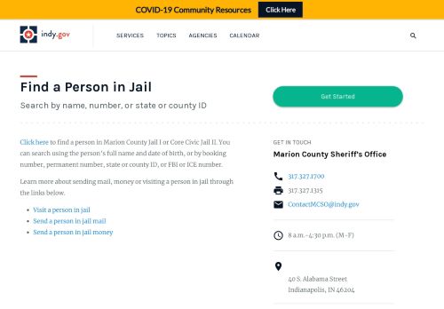 
                            8. activity Find a Person in Jail Search by name, number, or ... - indy.gov