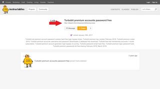 
                            11. Activity : Turbobit premium accounts password free - Instructables