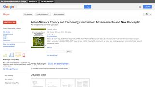 
                            13. Actor-Network Theory and Technology Innovation: Advancements and New ...