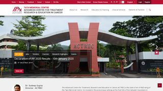 
                            10. ACTREC Home Page