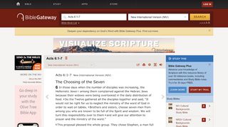 
                            3. Acts 6:1-7 ESV - Seven Chosen to Serve - Now in these - Bible Gateway