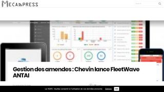 
                            10. ACTU AUTO 2019 : Gestion des amendes : Chevin lance FleetWave ...