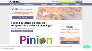 
                            10. Actualidad Pinion Education: de salas de computación a aulas de ...