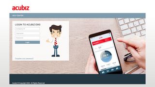 
                            1. Acubiz EMS login