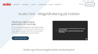 
                            7. Acubiz One - Din app til rejseafregning • Acubiz